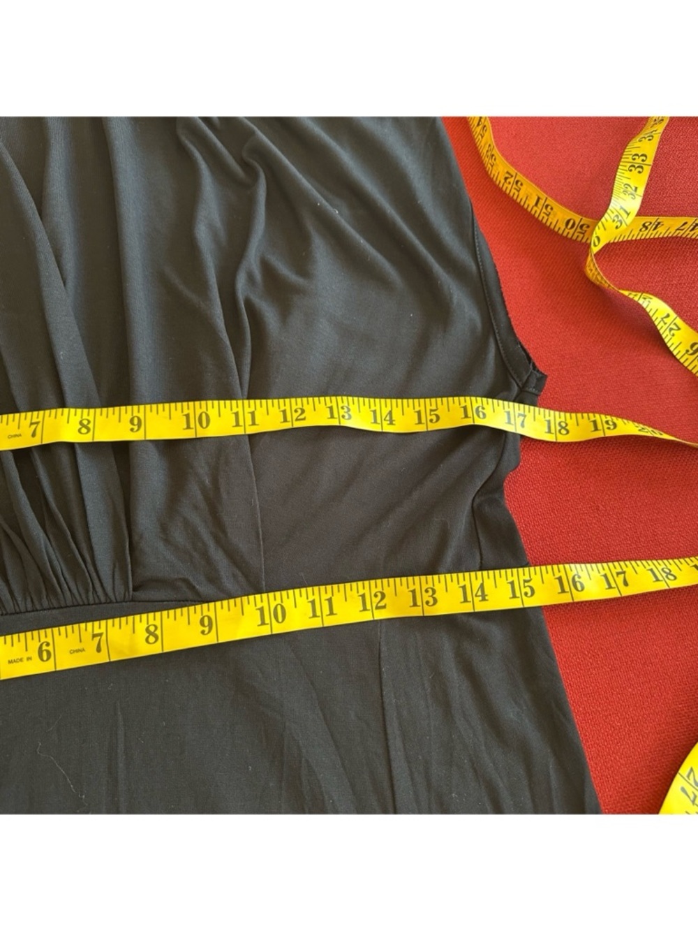 All Saints Muse Black Draped Maxi Dress with Side Slit, L, NWT - Picture 11 of 14